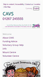 Mobile Screenshot of cavs.org.uk